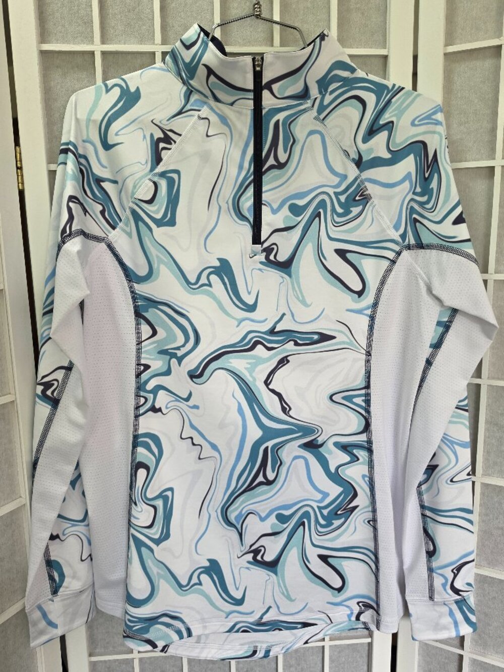Romfh LS Sun Shirt, Med, Swirled Marble